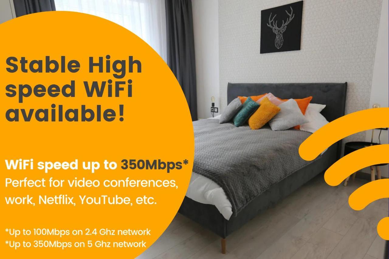 Comfy 2 Room Apartment - Free Parking - 350Mbps Wifi - Netflix Каунас Экстерьер фото